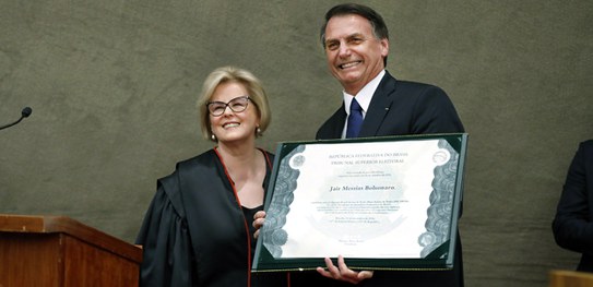 TSE DIPLOMA PRESIDENTE E VICE-PRESIDENTE DA REPÚBLICA ELEITOS EM 2018