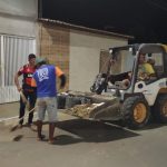 Secretaria de Obras e Urbanismo realiza mutirão de limpeza no período da noite