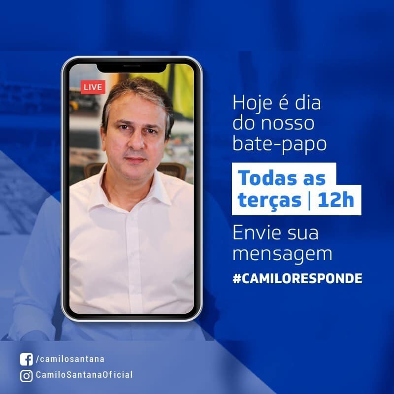 Bate Papo Com o Governador do Ceará, Camilo Santana (07/01/20)