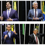 OS 04 DEPUTADOS CEARENSES QUE NÃO FALTARAM AO PRIMEIRO DIA DE TRABALHO