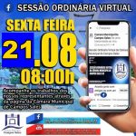 AO VIVO – SESSÃO ORDINÁRIA DA CÂMARA MUNICIPAL  DE CAMPOS SALES 21