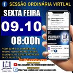 SESSÃO ORDINÁRIA VIRTUAL – CÂMARA MUNICIPAL DE CAMPOS SALES 09/10 – AO VIVO