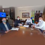 PREFEITO DE CAMPOS SALES, JOÃO LUIZ LIMA SANTOS, PARTICIPA DE REUNIÃO COM O GOVERNADOR, CAMILO SANTANA, EM FORTALEZA.