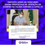 Salitre CE: Prefeito Dodó de Neoclides anuncia intenção para compra de vacina contra a Covid-19