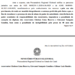 Procuradoria Regional Eleitoral ratifica parecer para cassação de Prefeito de Juazeiro no TRE/CE, confirmando sentença anterior