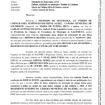 JUSTIÇA CANCELA ELEIÇÃO DA MESA DIRETORA DA CÂMARA MUNICIPAL DE SALITRE E IMPÕE MULTA DE R$ 50.000,00 PARA O PRESIDENTE EM CASO DE DESCUMPRIMENTO