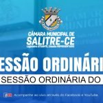 Sessão Ordinária da Câmara Municipal de Salitre Ceará – AO VIVO