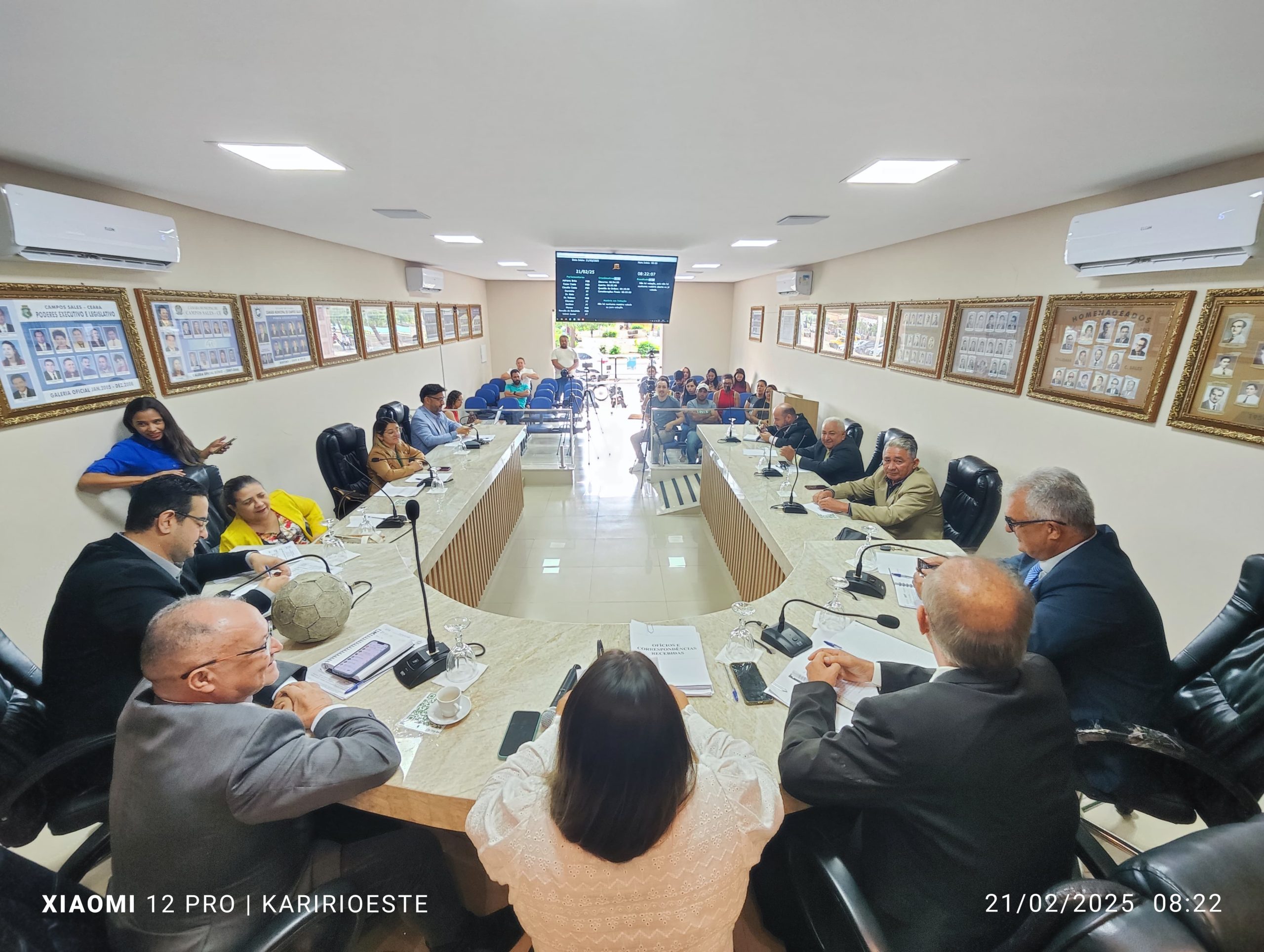 Sessão Ordinária da Câmara Municipal de Campos Sales  21 de Fevereiro 2025  – AO VIVO