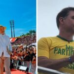 Eleições 2026 – Lula celebra trajetória pessoal e promete avançar; Flávio fala do pai e foca discurso na segurança